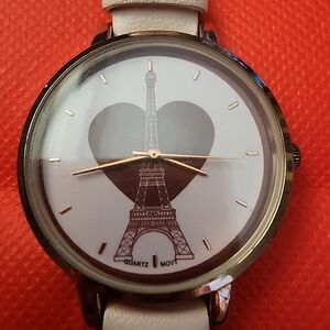 Eiffel Tower Heart Watch